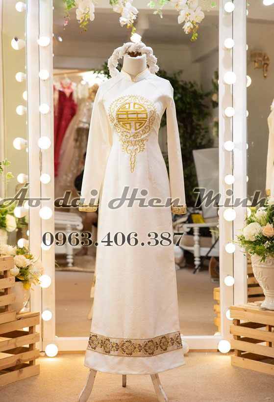 ao dai cuoi truyen thong