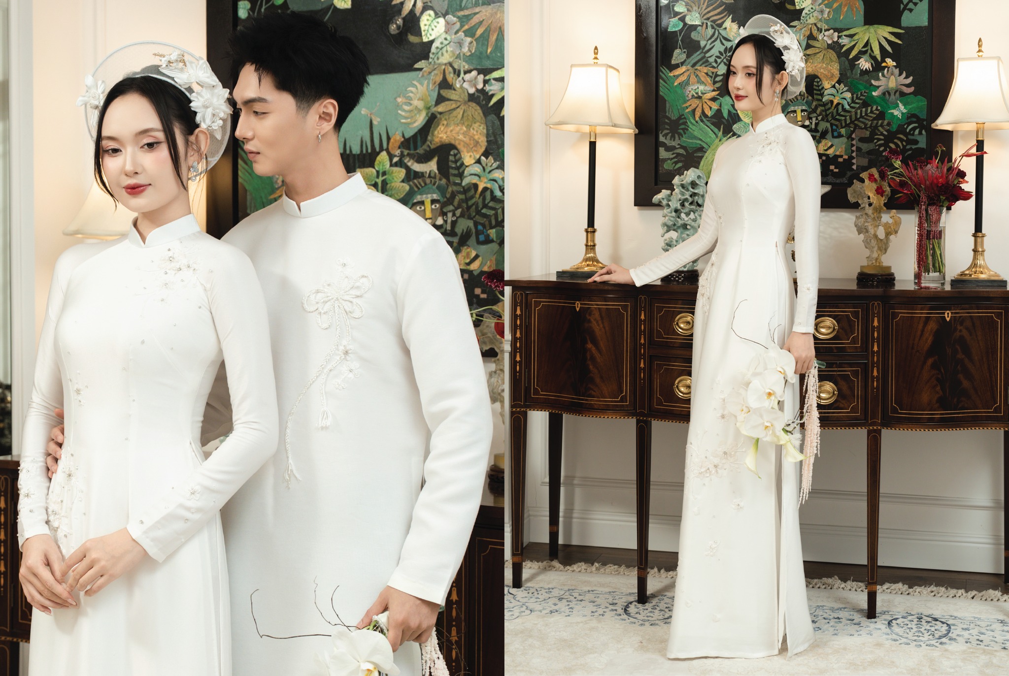 TOP Mẫu &aacute;o d&agrave;i cưới đ&ocirc;i đẹp, sang trọng được c&ocirc; d&acirc;u ch&uacute; rể y&ecirc;u th&iacute;ch nhất hiện nay