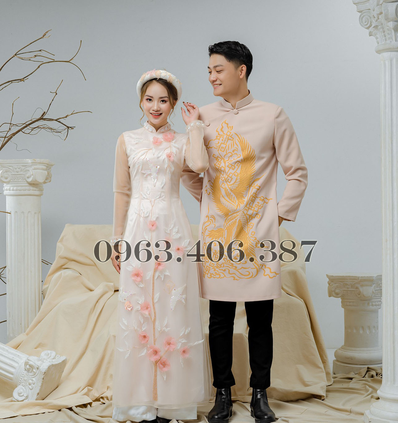 ao dai cuoi doi