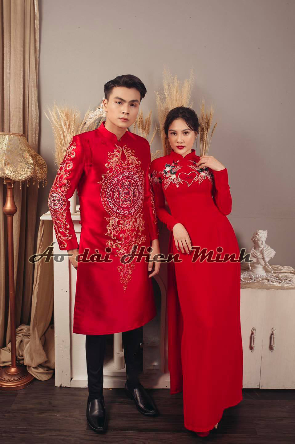 ao dai cuoi truyen thong