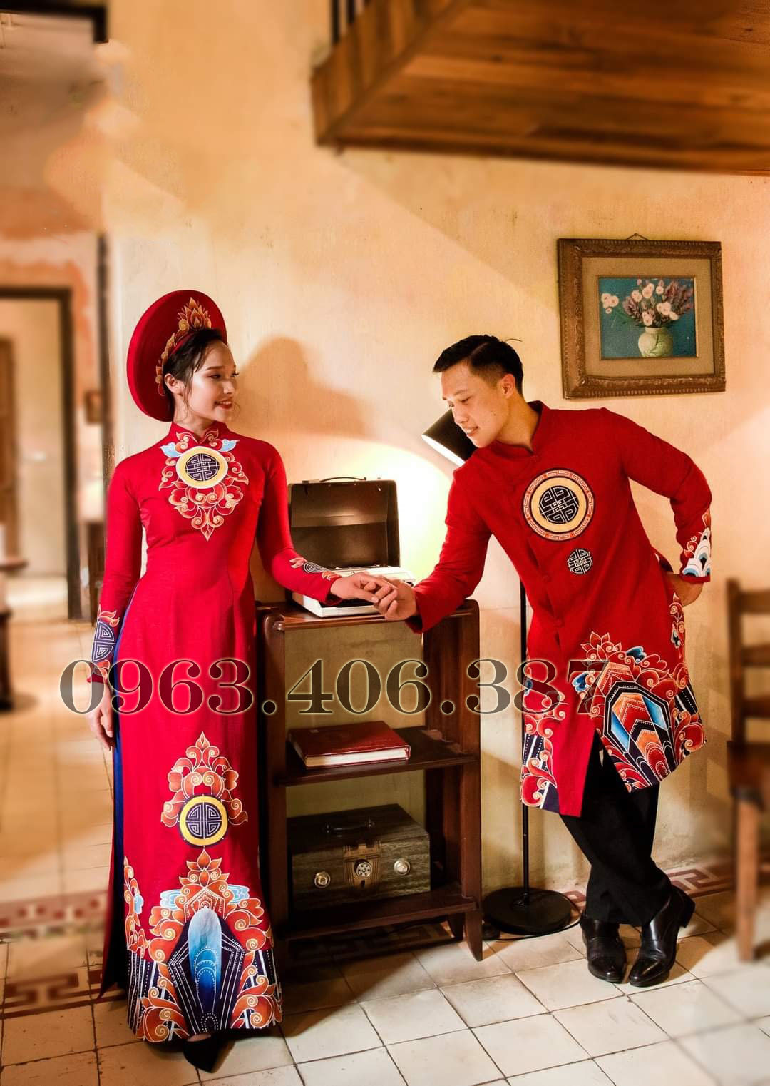 ao dai cuoi nam nu 