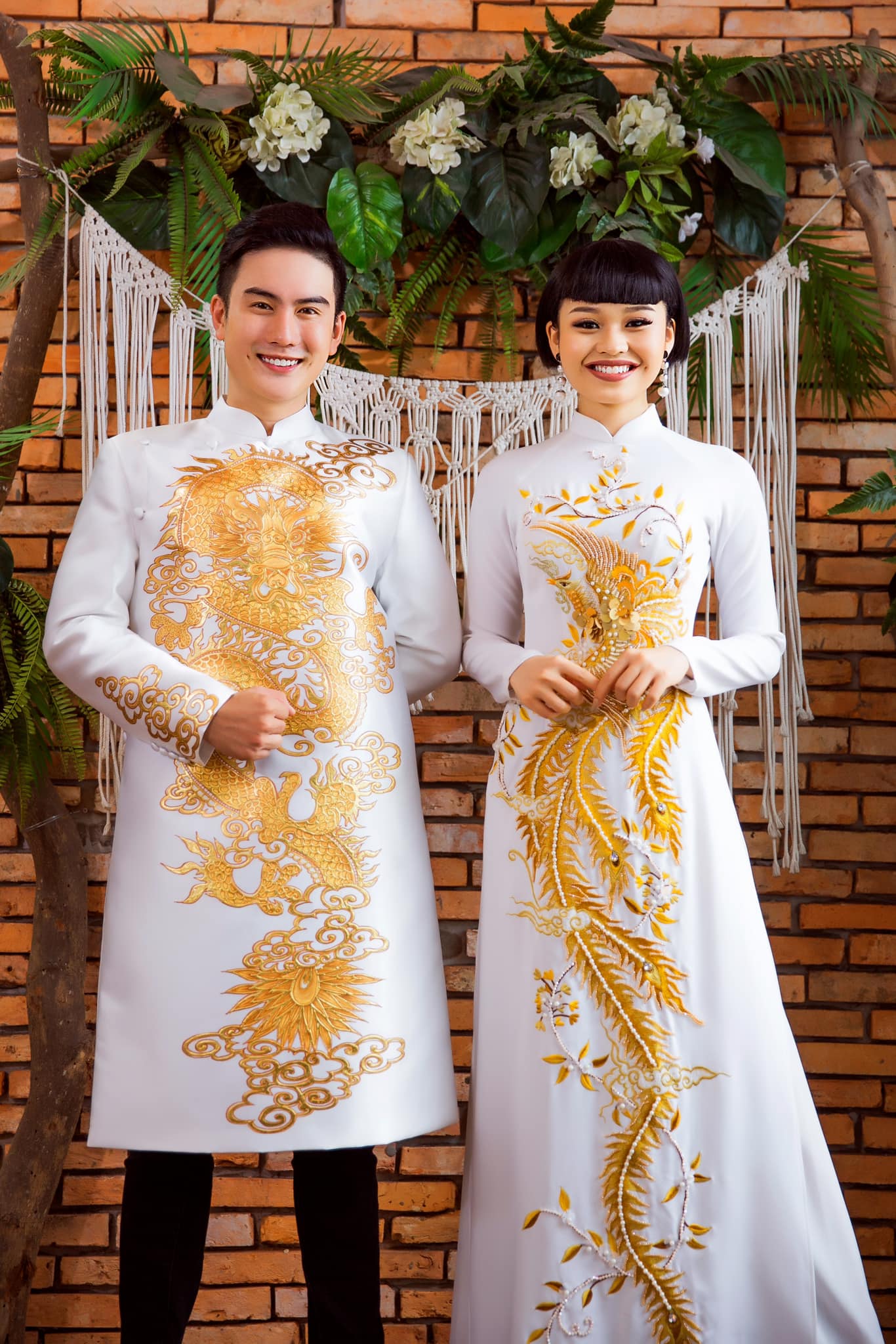 ao dai cuoi trang