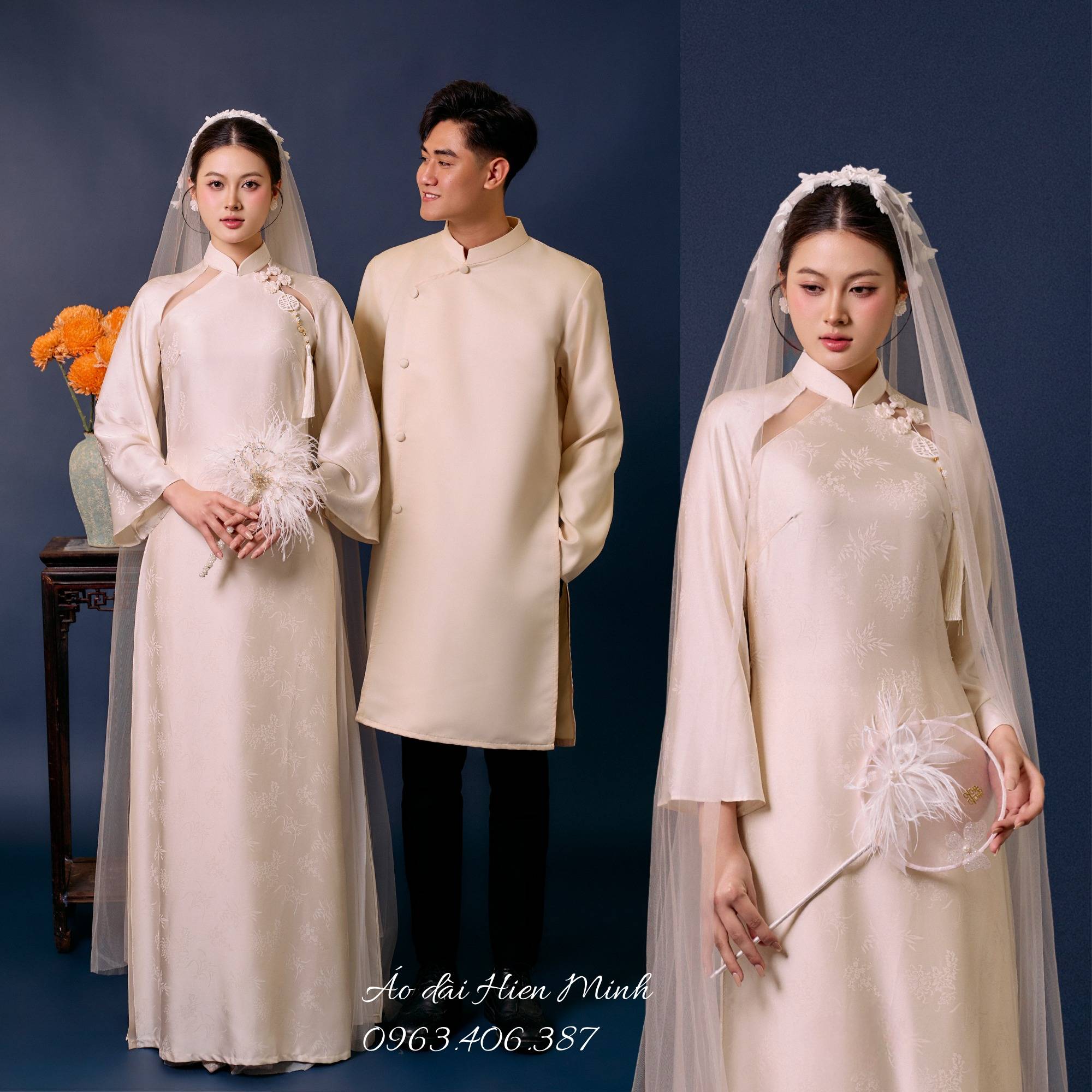 BST &Aacute;o D&agrave;i Cưới Đ&ocirc;i D&aacute;ng Su&ocirc;ng Cho C&ocirc; D&acirc;u Ch&uacute; Rể Đẹp Nhất