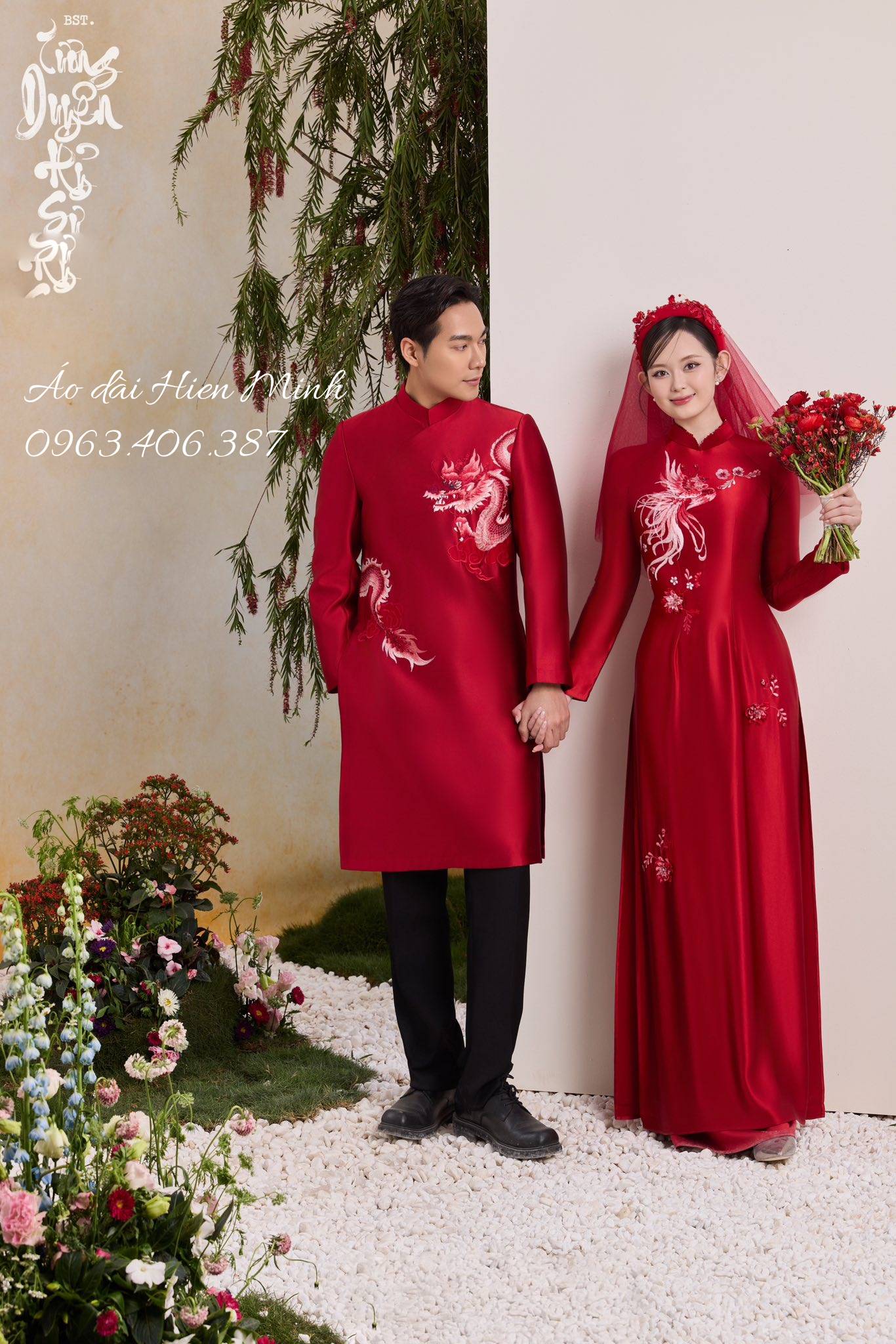 10 ++ Mẫu áo dài cưới Long Phụng đẹp nhất dành cho cô dâu chú rể hiện nay