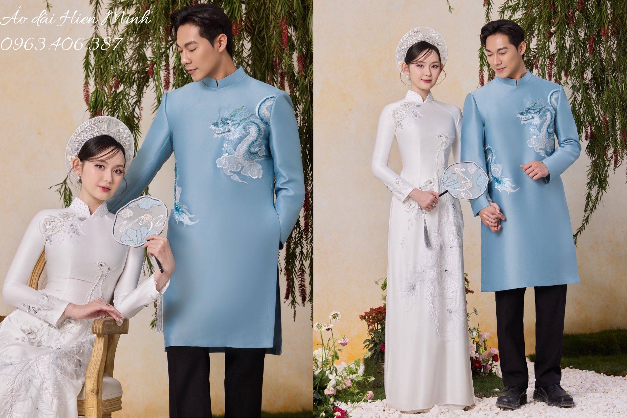10 ++ Mẫu áo dài cưới Long Phụng đẹp nhất dành cho cô dâu chú rể hiện nay