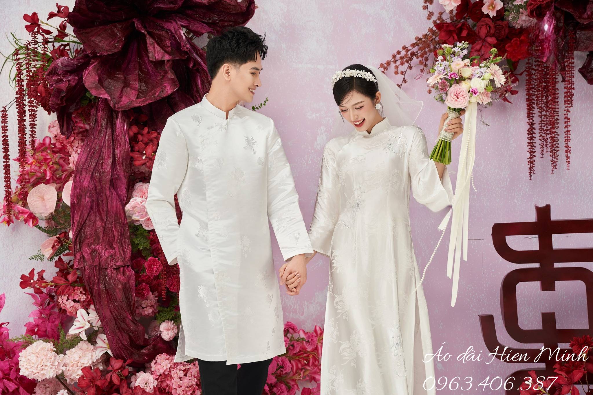 BST &Aacute;o D&agrave;i Cưới Đ&ocirc;i D&aacute;ng Su&ocirc;ng Cho C&ocirc; D&acirc;u Ch&uacute; Rể Đẹp Nhất