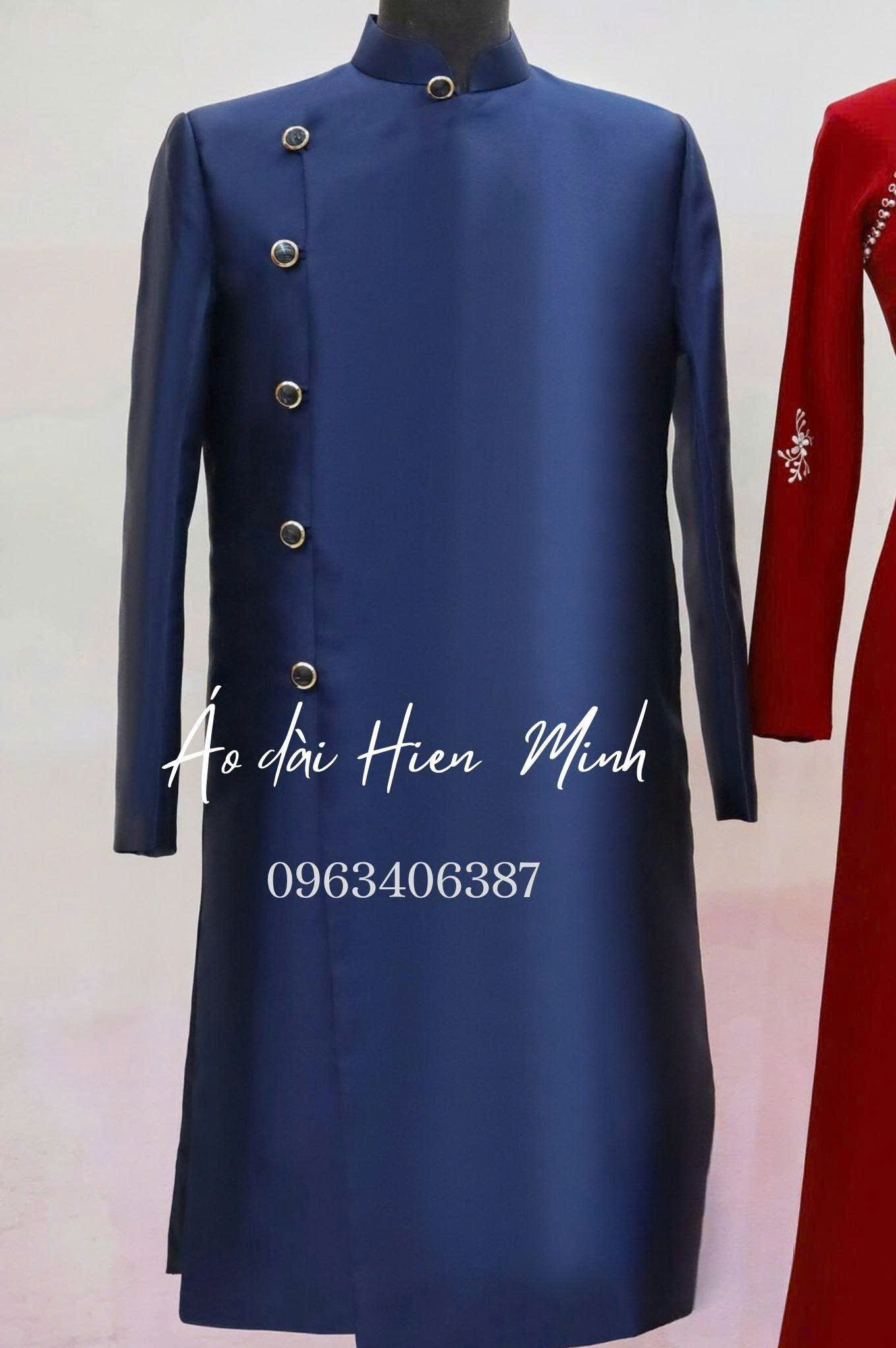 Top 10 Mẫu Áo Dài Nam Màu Xanh Than Đẹp, Lịch Lãm Và Sang Trọng