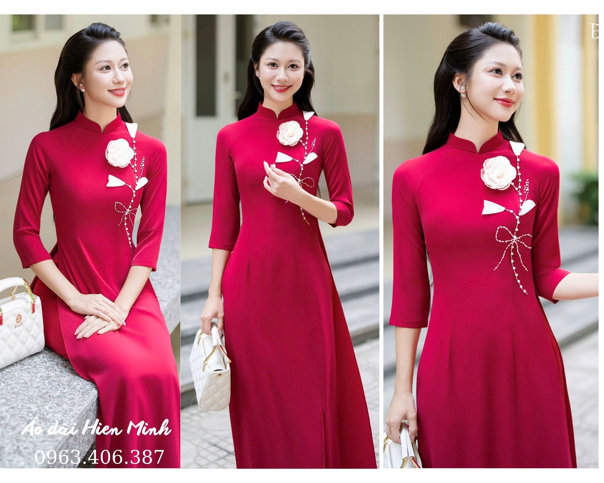 25++ Mẫu &aacute;o d&agrave;i đồng phục nữ đẹp nhẹ nh&agrave;ng, thanh lịch mới nhất