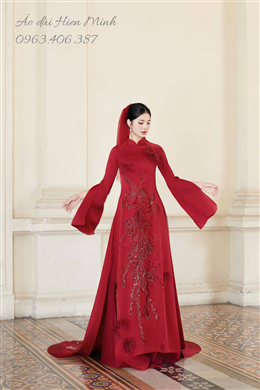 10 ++ Mẫu áo dài cô dâu đuôi dài sang trọng và quyến rũ nhất