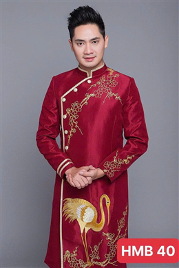 20 ++ Mẫu áo dài cách tân nam dành cho chú rể sang trọng và lịch lãm nhất