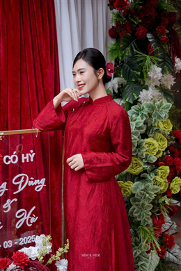 Cách chọn áo dài cưới không lộ bụng - 7 bí quyết giúp cô dâu thon gọn hơn