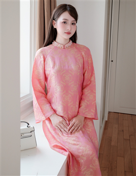 Áo dài lụa cao cấp trẻ trung, hiện đại