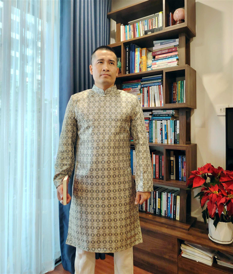 Áo dài cách tân nam sang trọng,  mới nhất 2026