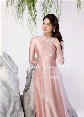 Áo dài mẹ cô dâu - áo dài sui gia cao cấp HMS009