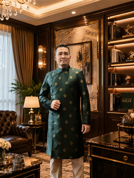Áo dài nam Gấm cao cấp 2026