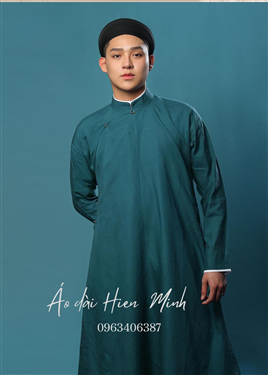 Áo dài nam truyền thống - áo ngũ thân nam HMNT01
